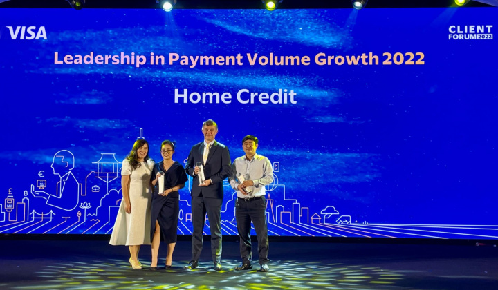 Home Credit: Giành được giải thưởng Visa Award năm thứ ba liên tiếp